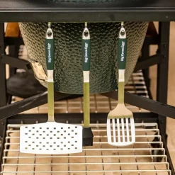 Big Green Egg Stainless steel custom bbq tool set