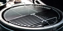 Big Green Egg Stainless steel half bbq rooster Large