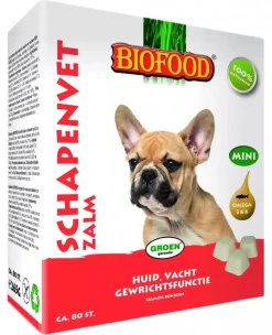 Biofood schapenvet mini zalm 80st