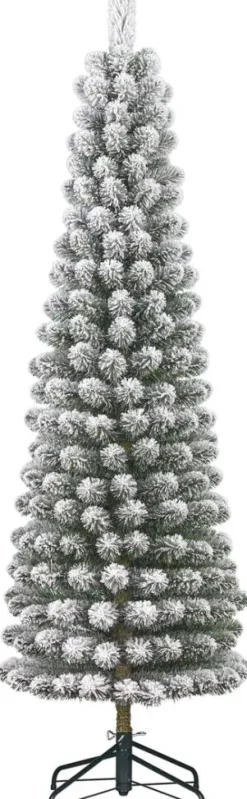 Black Box Trees Charlton Pilar kunstkerstboom besneeuwd groen 185cm
