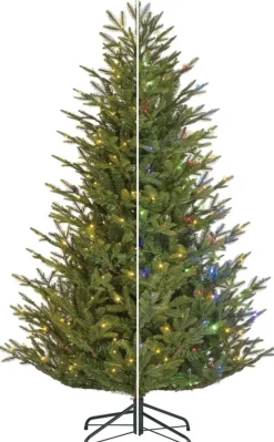 Black Box Trees frasier self shaping kunstkerstboom met verlichting 147x230 cm groen