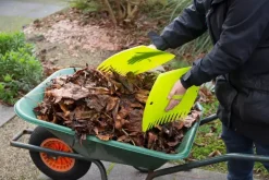 Bladscheppen met handvat groen