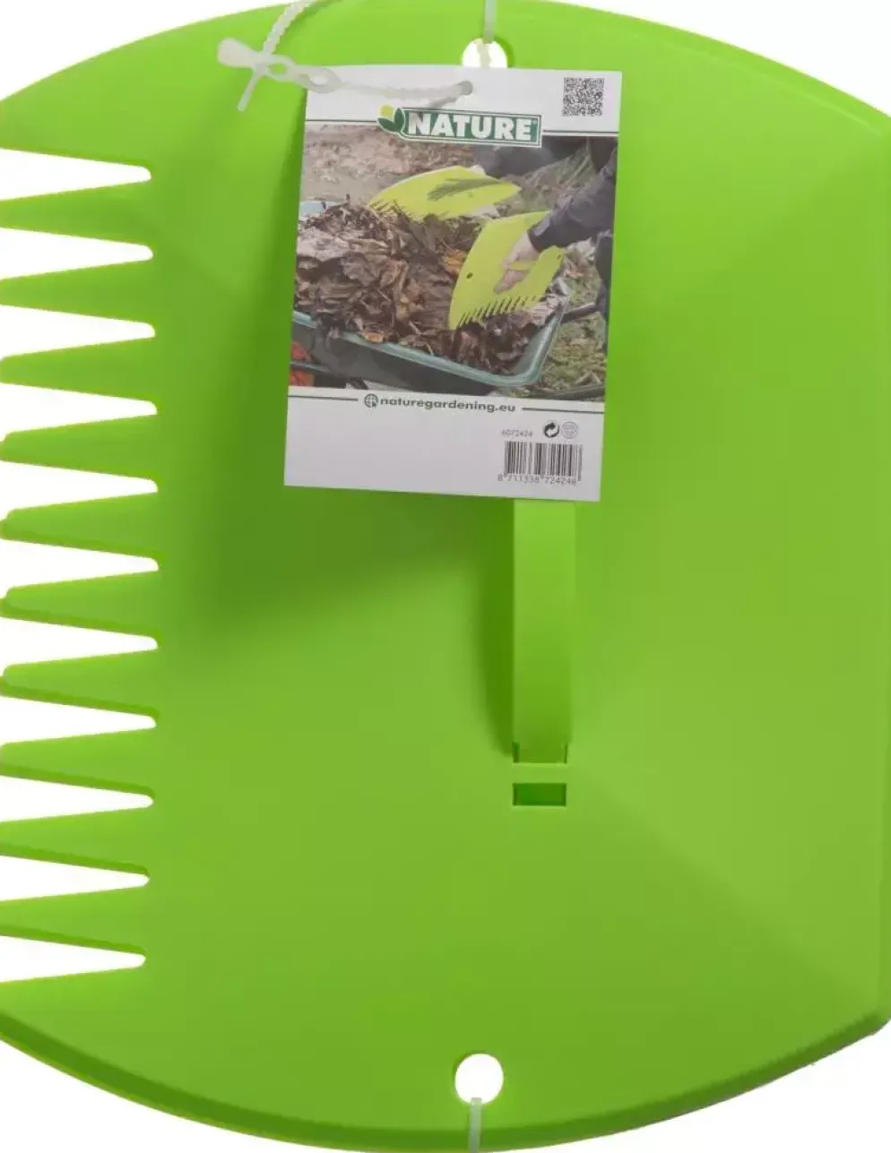 Bladscheppen met handvat groen