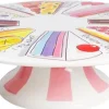 Blond Amsterdam cakeschaal aardewerk favorite cakes 33x9cm multi
