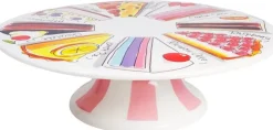 Blond Amsterdam cakeschaal aardewerk favorite cakes 33x9cm multi