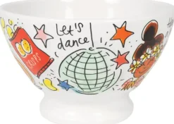 Blond Amsterdam kom aardewerk big hug: bowl on foot 13x8.3cm multi