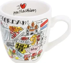 Blond Amsterdam minimok aardewerk amsterdam 8x8.5cm multi