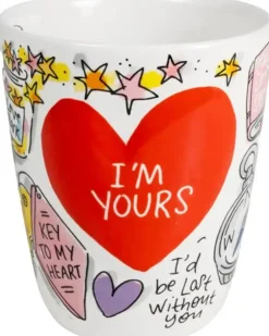 Blond Amsterdam mok aardewerk i'm yours 10x11.5cm multi