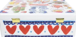 Blond Amsterdam theeblik rvs holland 25x15x6cm multi