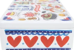 Blond Amsterdam theeblik rvs holland 25x15x6cm multi