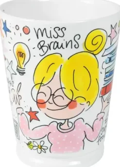 Blond Amsterdam xl mok aardewerk miss brains 10x12.5cm multi