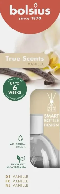 Bolsius geurverspreider true scents vanilla 60 ml