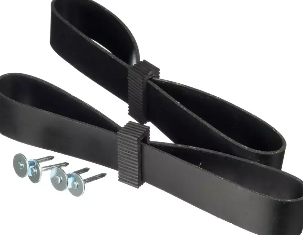 Boomband rubber/canv. l60b3.8cm 2st