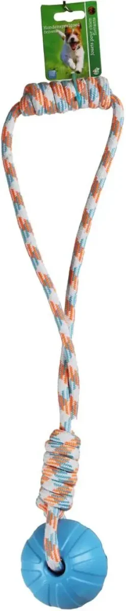 Boon apporteerbal+lus drijvend 9 centimeters blauw