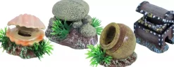 Boon aqua deco ornament bubbel polyresin pot met uitstromer, 5,5 cm