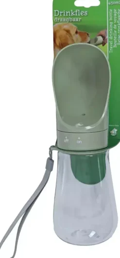 Boon drinkfles travel met draagkoord warmgrijs 450 ml