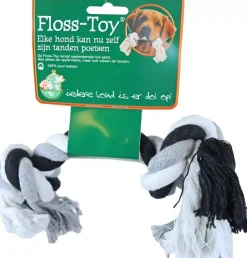 Boon Floss-toy zwart/wit medium