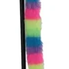Boon hengel softy met veer en bel regenboogkleurig