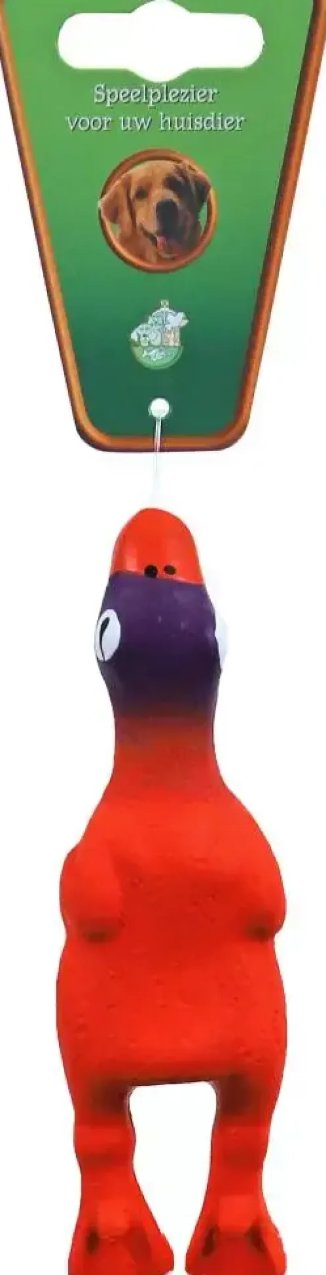 Boon Hondenspeelgoed latex eend mini 14 cm