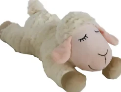 Boon hondenspeelgoed schaap liggend+piep 35cm
