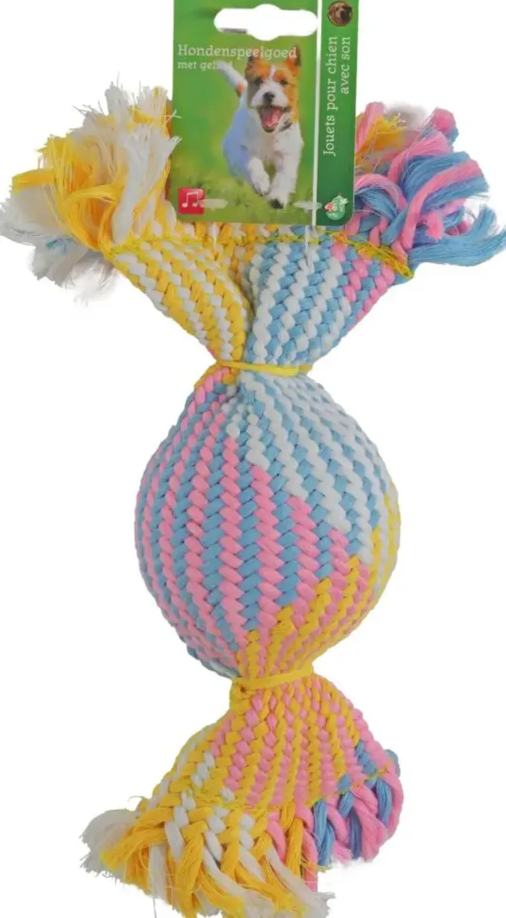 Boon hondenspeelgoed toffee bal met piep 23cm