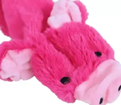 Boon hondenspeelgoed varken plat pluche roze, 55 cm.
