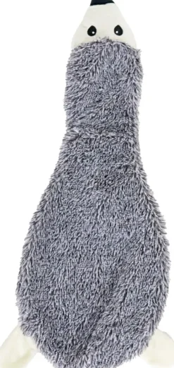 Boon Hond Speelg. hondenspeelgoed egel plat+piep 55cm grijs