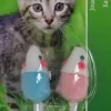 Boon kattenspeelgoed bontmuis 4cm 2 kleuren a 2st