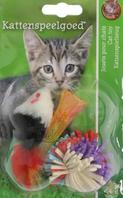 Boon kattenspeelgoed funtube+verenmuis a 3st