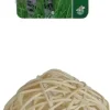 Boon kattenspeelgoed rotanbal+bel 10cm bruin