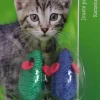 Boon kattenspeelgoed touwmuis 4cm kaart a 2st