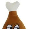 Boon piepende drumstick pluche hondenspeeltje 22cm
