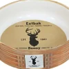 Boony "Est 1941" eetbak steen wicker sand, 16 cm