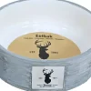 Boony "Est 1941" eetbak steen wicker grey, 18 cm