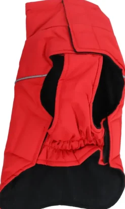 Boony hondenjas luxury waterproof rood, 45 cm.