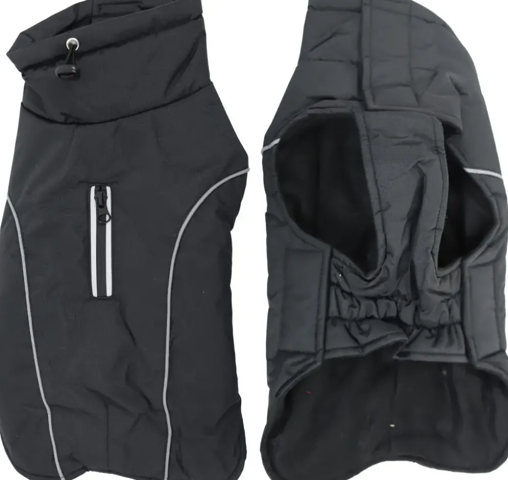 Boony hondenjas luxury waterproof zwart, 25 cm.