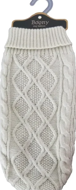Boony Hondenkabeltrui 25 centimeters beige