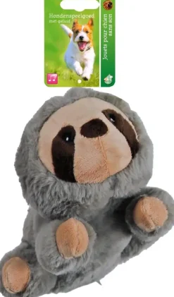 Boony hondenspeelgoed luiaard pluche eco met piep 22 cm