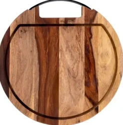 Bowls and Dishes Pure Rose Wood Serveerplank rond 1 sapgoot Ø 30 cm