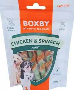 Boxby Chicken & Spinach Sticks 100 gram