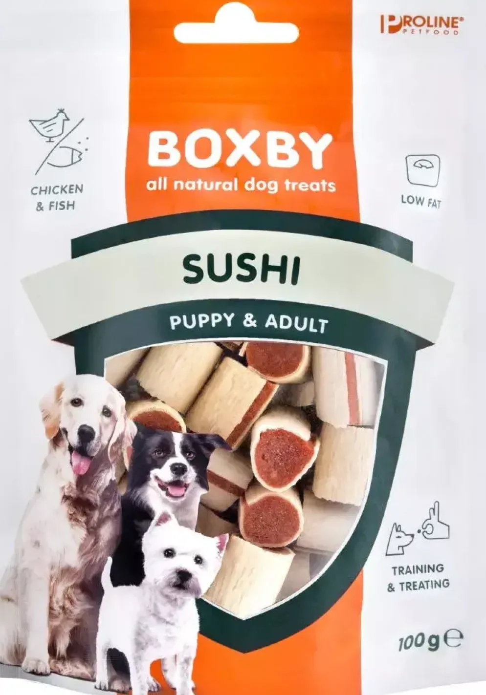 Boxby Sushi kip & vis 100 gram