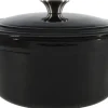Braadpan Ø 24 cm zwart gietijzer 4,5 liter