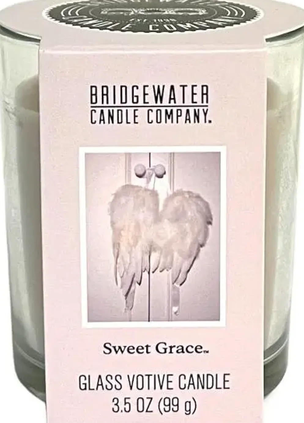 Bridgewater geurkaars glas votive sweet grace