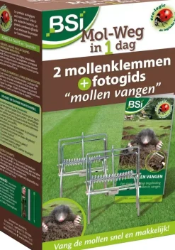 BSI Mol-Weg in 1 Dag – 2 Professionele Mollenklemmen met Fotogids