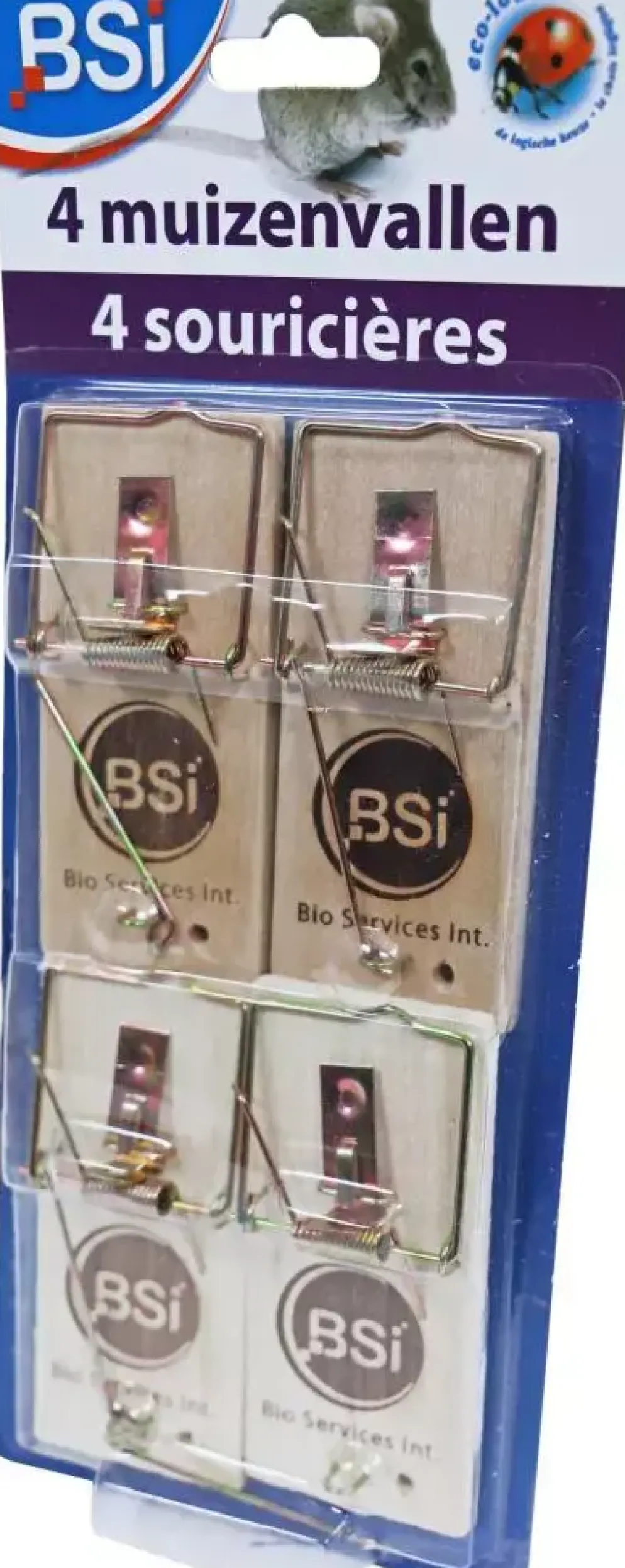 BSI muizenval hout 4 stuks
