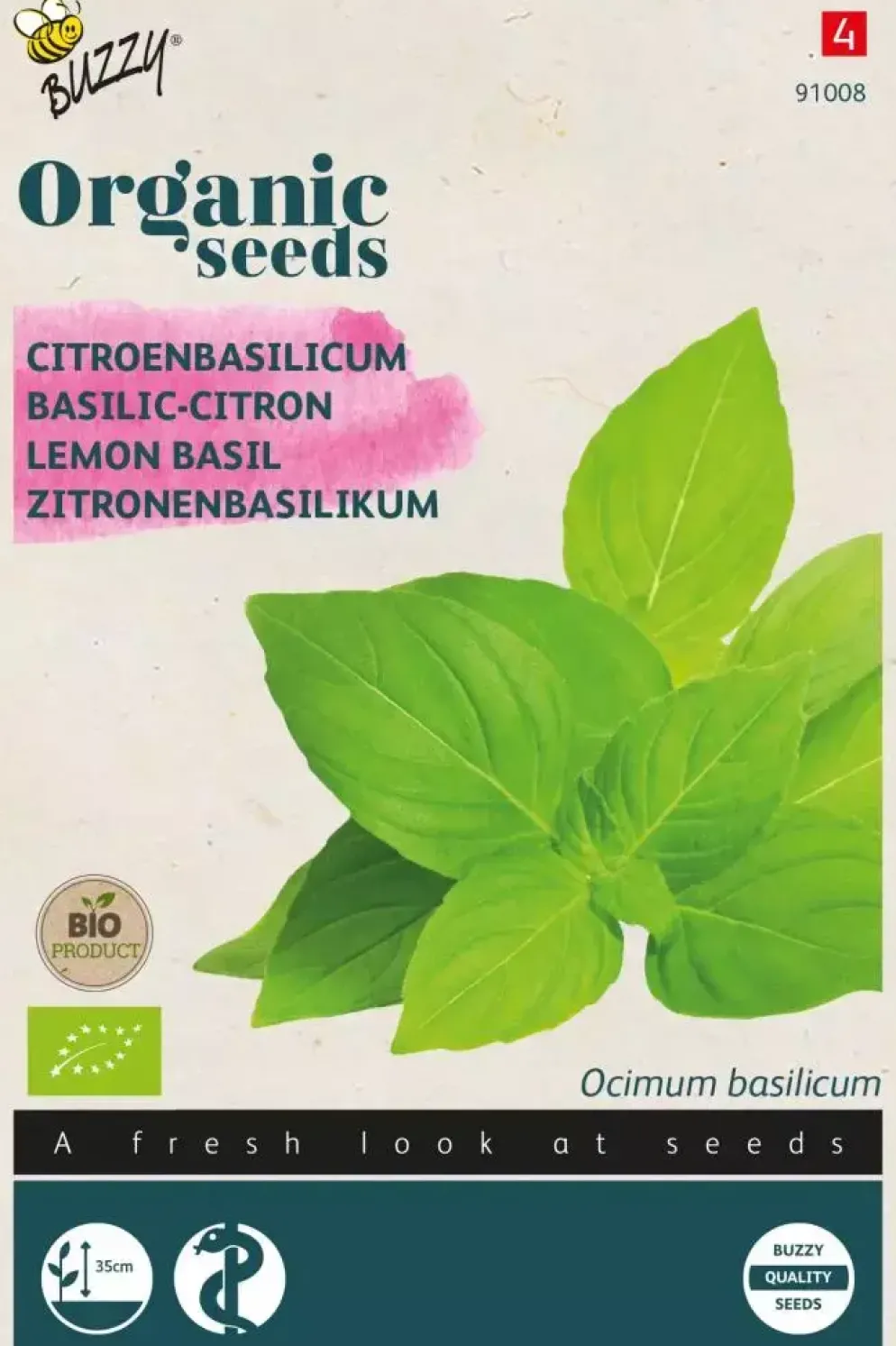 Buzzy® Basilicum Citroensmaak (BIO)