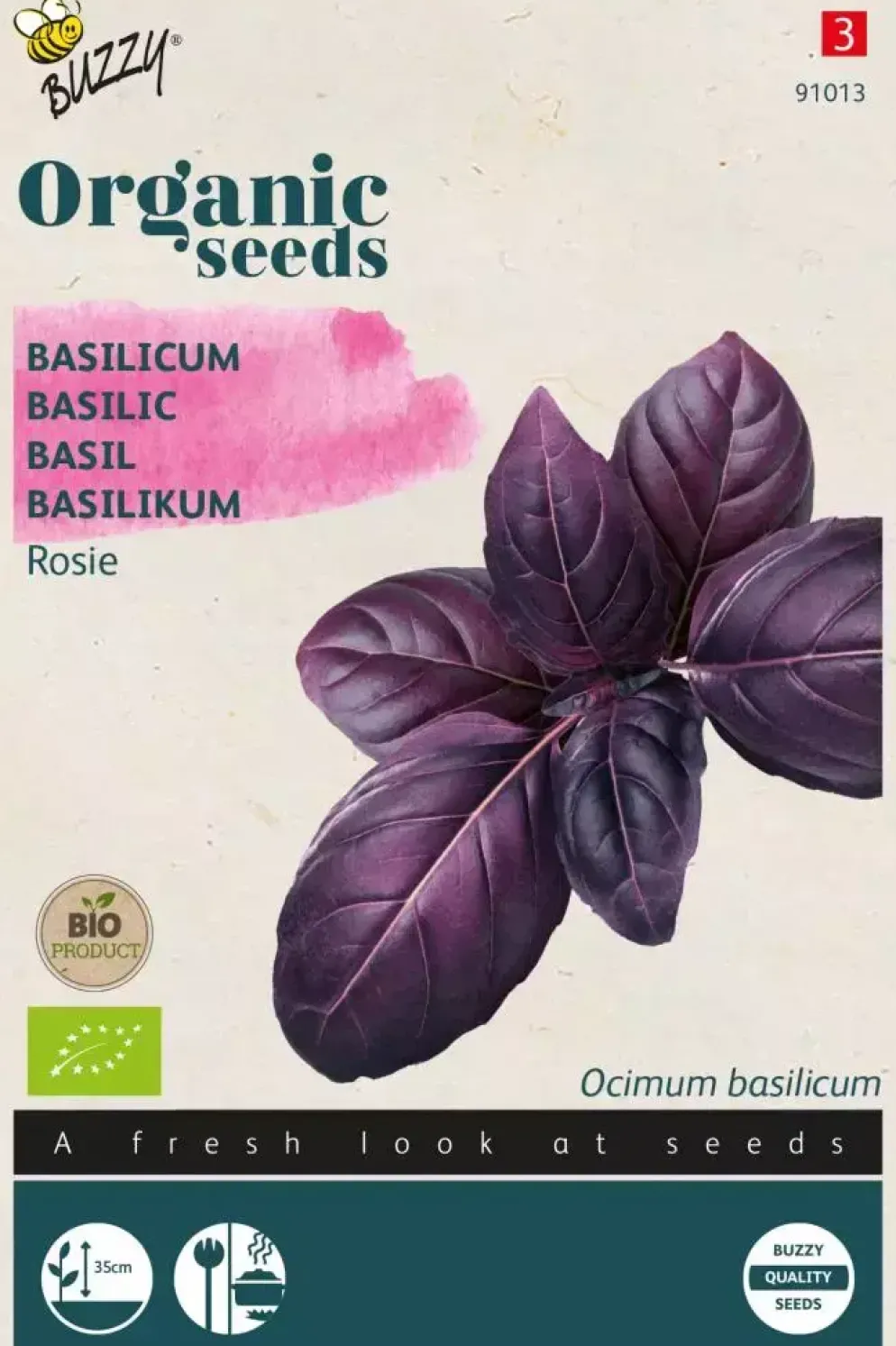 Buzzy® Basilicum Rosie (BIO)