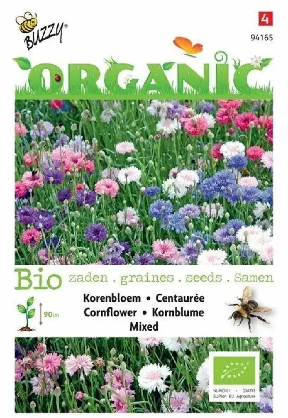 Buzzy® Centaurea, Korenbloem gemengd (BIO)