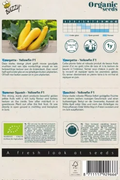 Buzzy® Courgette Yellowfin F1 (BIO)
