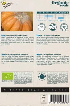 Buzzy® Eetbare Pompoen Musquée de Provence (BIO)